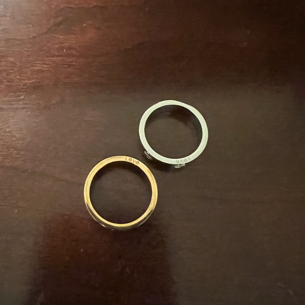 Designer inspired rings